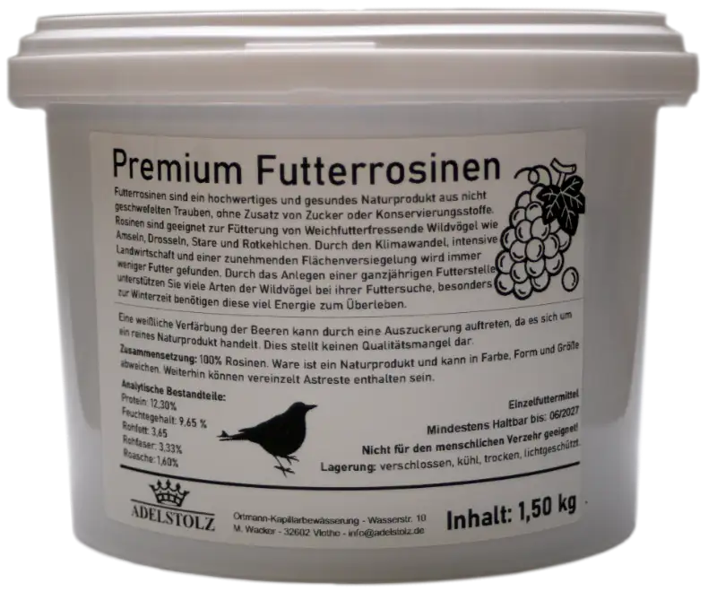 Rosinen für Wildvogelfutter Rosinen für Wildvogelfutter